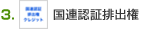 国際認証排出権